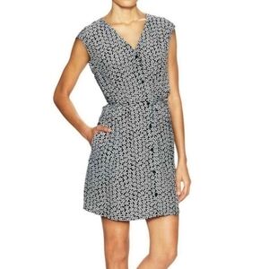 DVF Diane Von Furstenberg Silk Mini Dress Lilac Floral Size 8 Sleeveless
